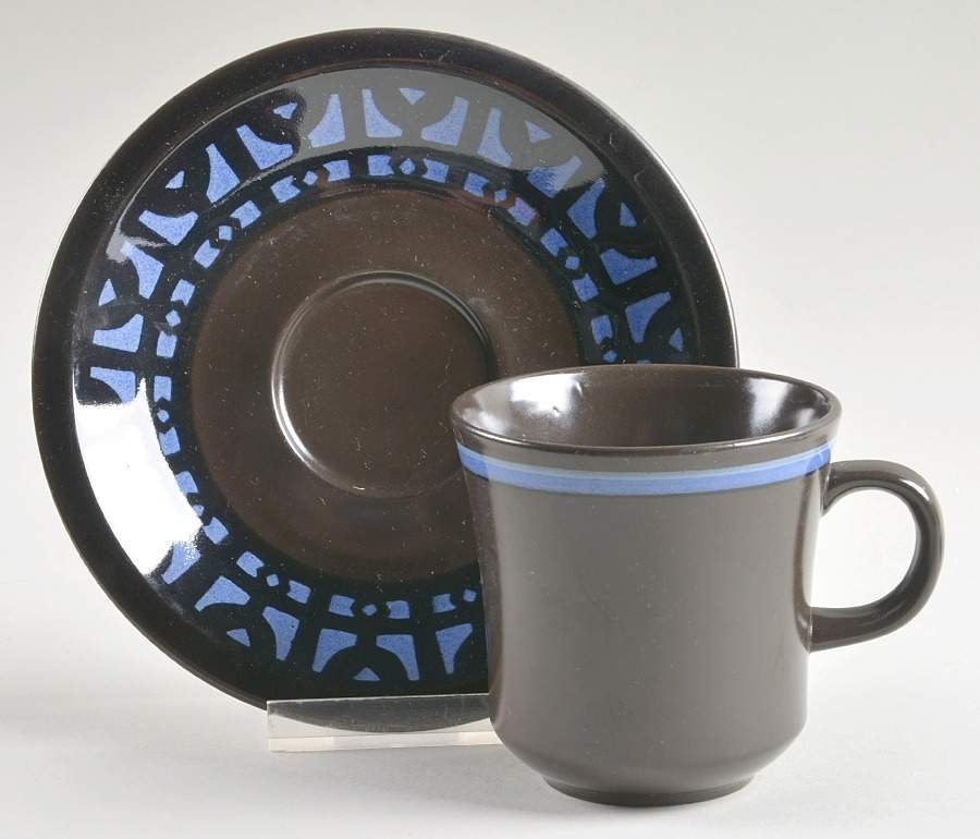 Lugano Flat Cup & Saucer Set by Mikasa-1