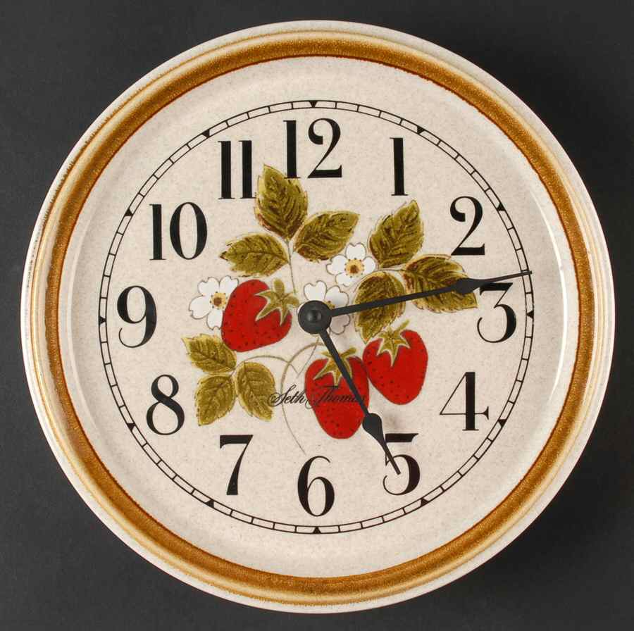 Luscious Clock Plate by Mikasa-1