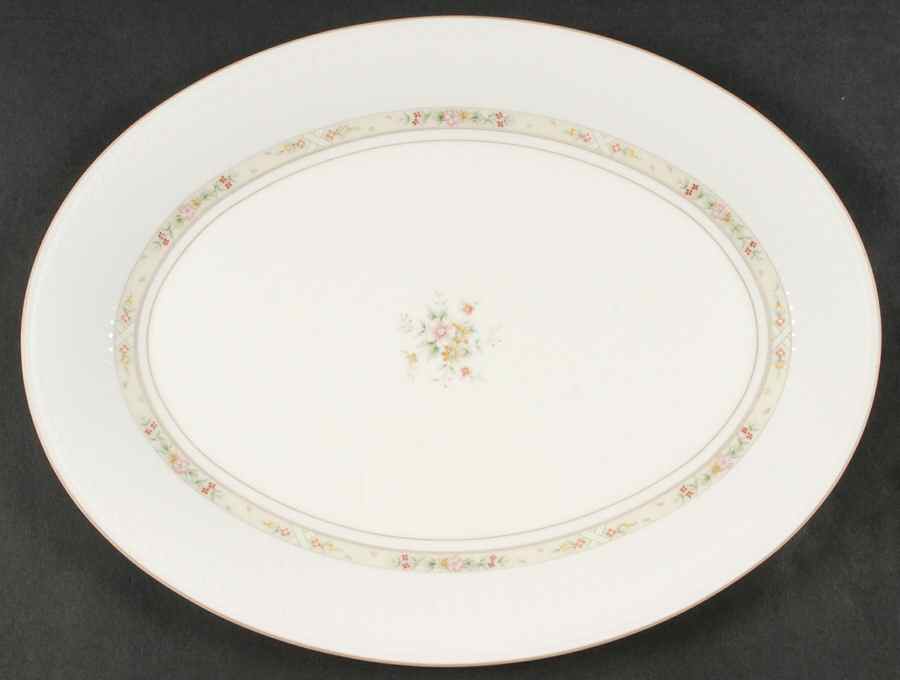 Lyon 14" Oval Serving Platter by Mikasa-1