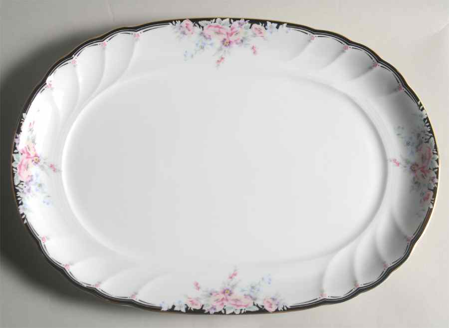 Marie Antoinette 14" Oval Serving Platter by Mikasa-1