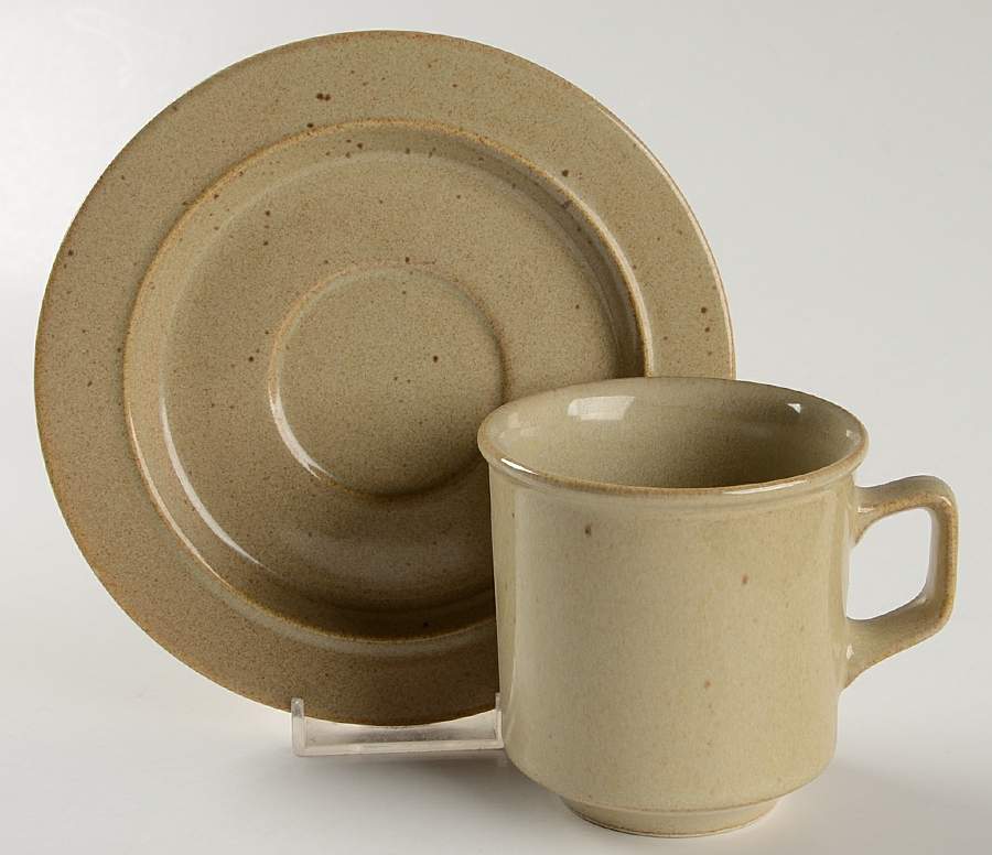 Malibu Canyon Flat Cup & Saucer Set by Mikasa-1