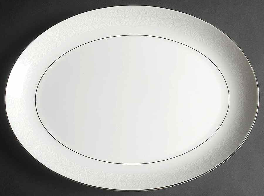 Madeira 16" Oval Serving Platter by Mikasa-1