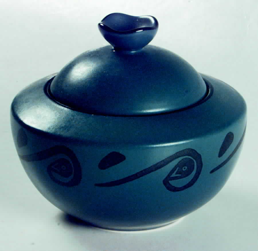 Madeira Sugar Bowl & Lid by Mikasa-1