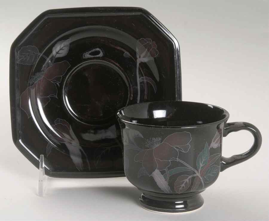 Madonna Footed Cup & Saucer Set by Mikasa-1