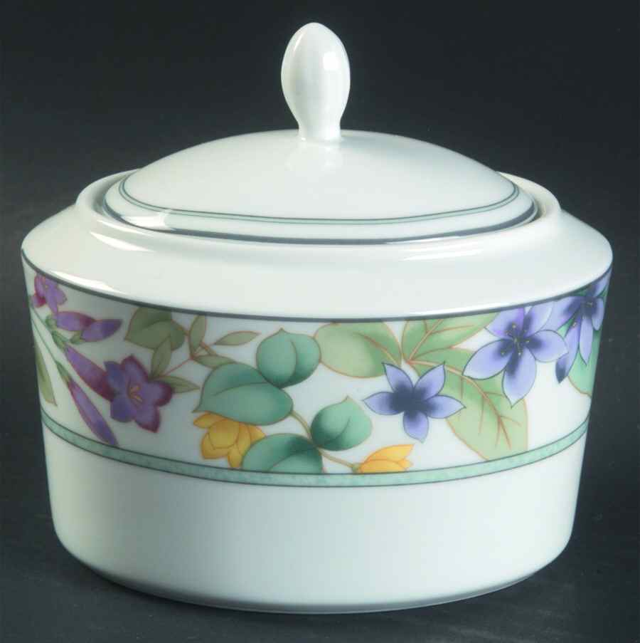 Magic Garden Sugar Bowl & Lid by Mikasa-1
