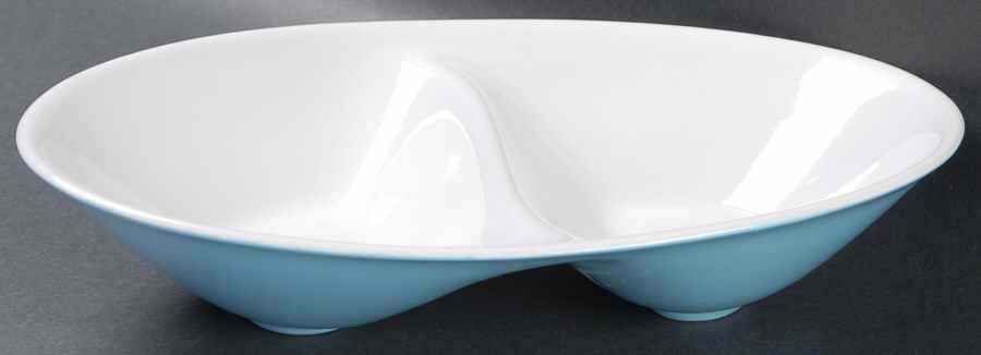Maggi 10" Oval Divided Vegetable Bowl by Mikasa-1