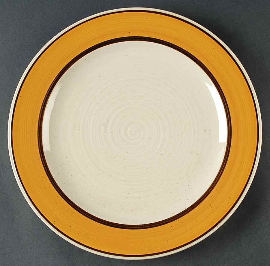 Mandarin Gold 12" Chop Plate (Round Platter) by Mikasa-1