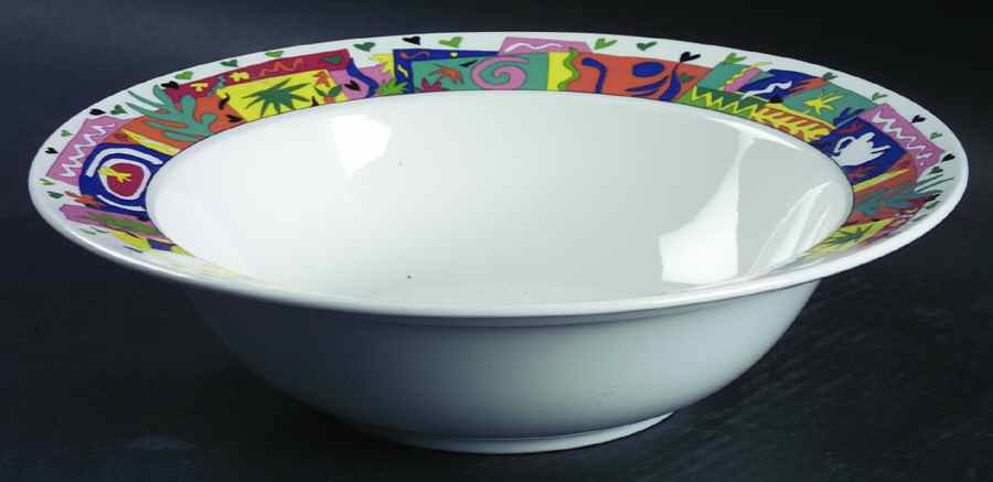 Mardi Gras 10" Round Vegetable Bowl by Mikasa-1
