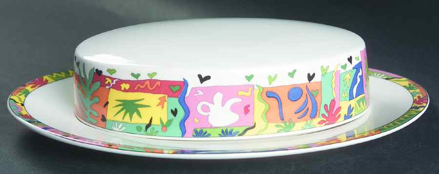 Mardi Gras 1/4 Lb Covered Butter by Mikasa-1