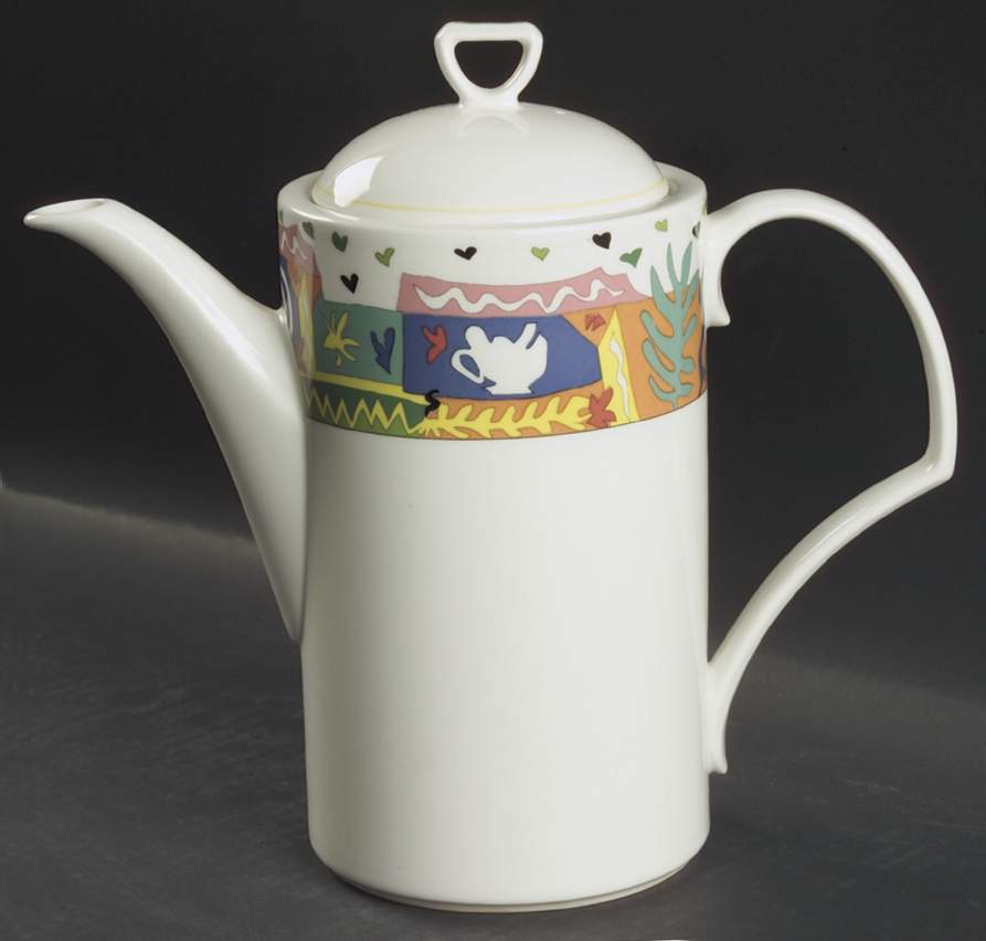 Mardi Gras Coffee Pot & Lid by Mikasa-1
