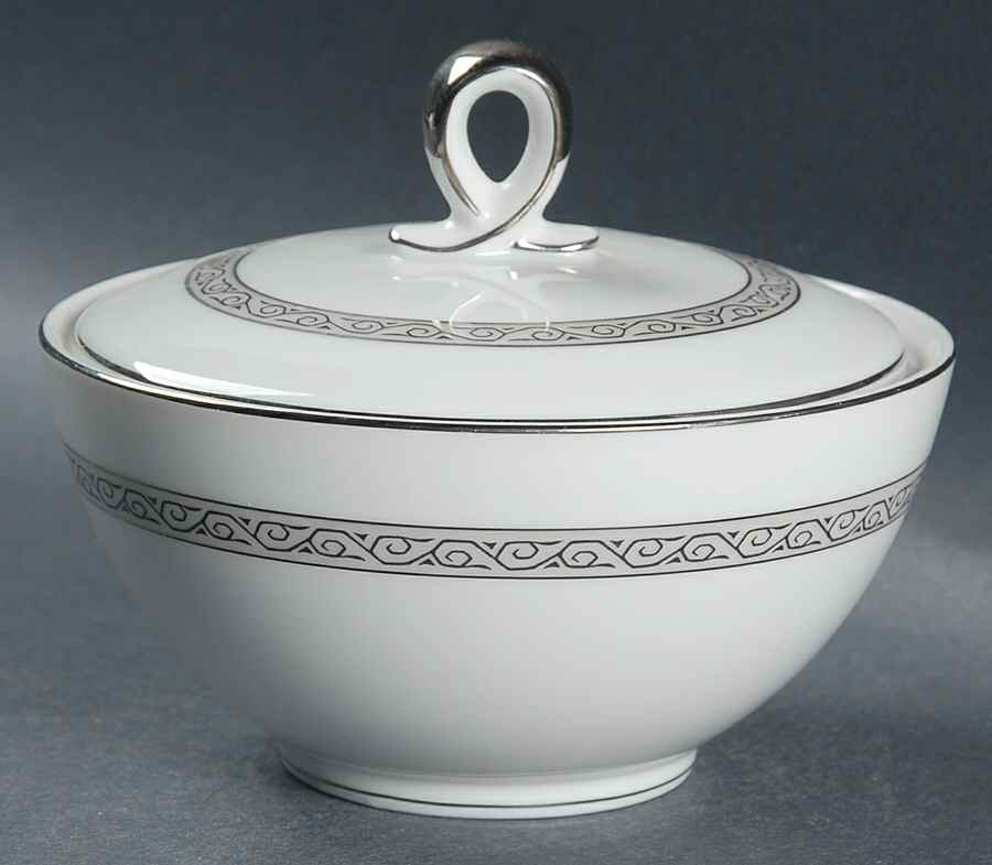 Manor House Sugar Bowl & Lid by Mikasa-1