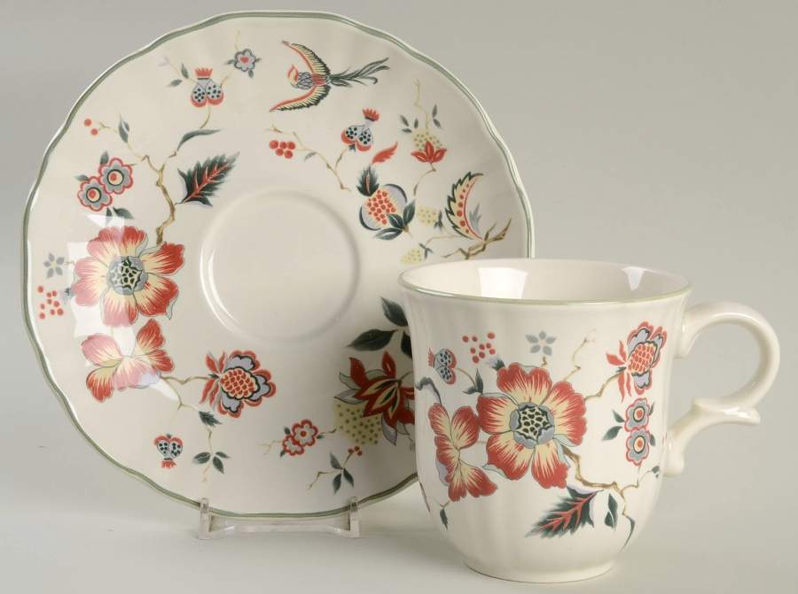 Maitland Flat Cup & Saucer Set by Mikasa-1