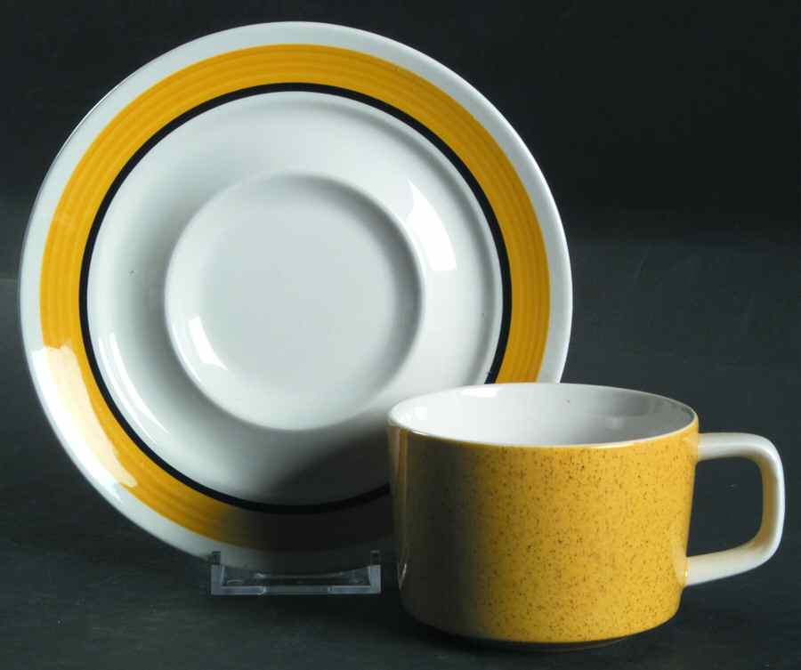 Maize Flat Cup & Saucer Set by Mikasa-1