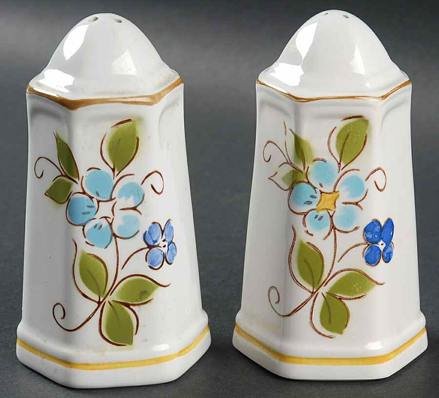 Majolica Salt & Pepper Set by Mikasa-1