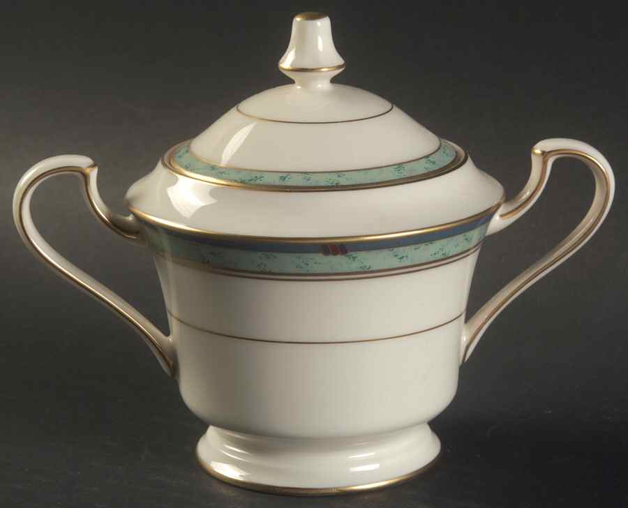 Majestic Jade Sugar Bowl & Lid by Mikasa-1