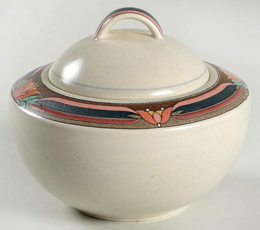 Majorca Sugar Bowl & Lid by Mikasa-1