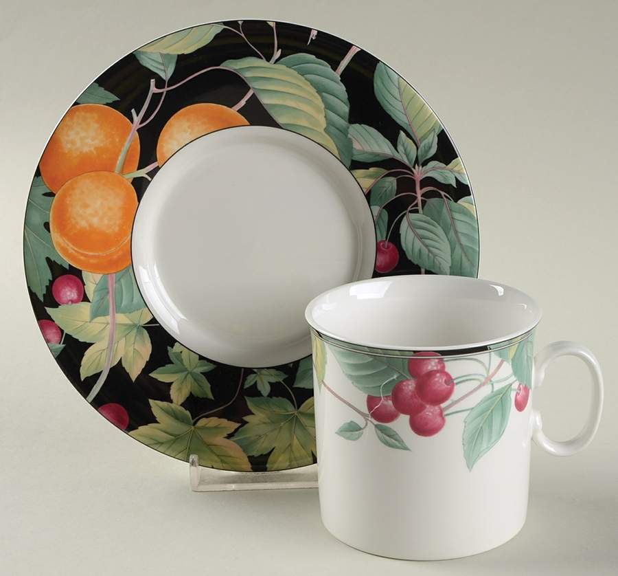 Majestic Meadow Flat Cup & Saucer Set by Mikasa-1