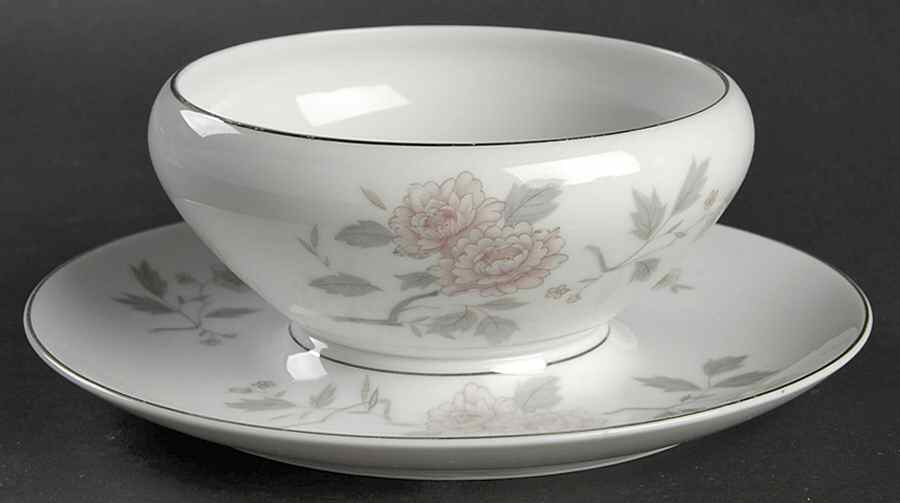 Mandarin Gravy Boat with Attached Underplate by Mikasa-1