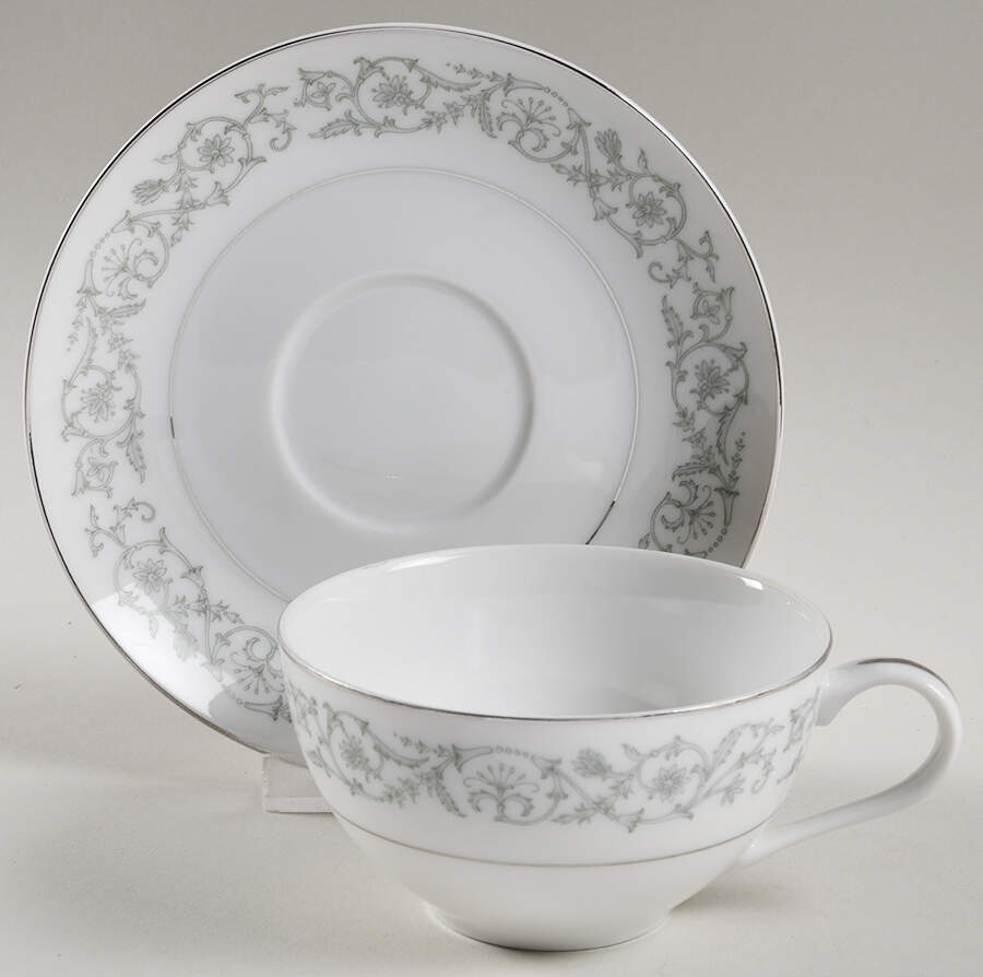 Manor Flat Cup & Saucer Set by Mikasa-1