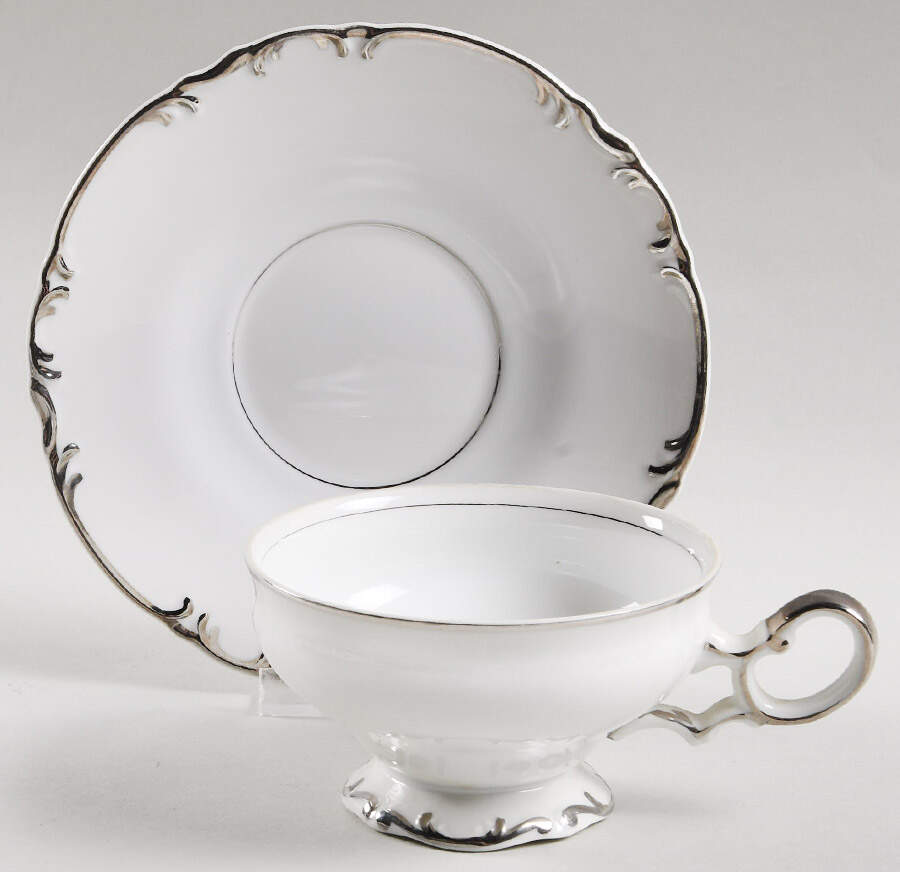 Marlboro Footed Cup & Saucer Set by Mikasa-1
