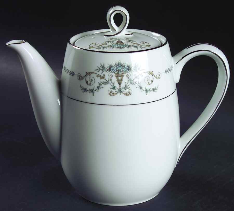 Margaret Tea/Coffee Pot & Lid by Mikasa-1