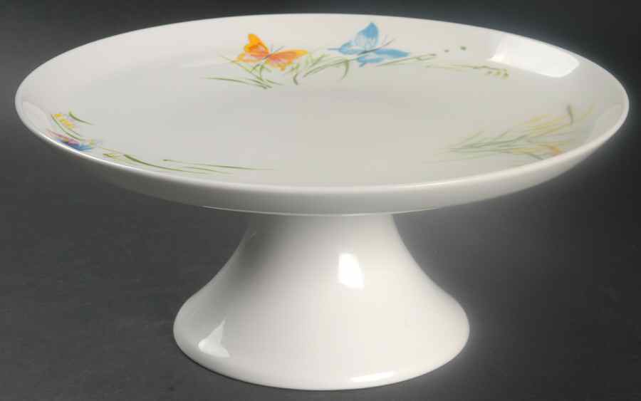 Mariposa 10" Diameter Pedestal Cake Stand by Mikasa-1