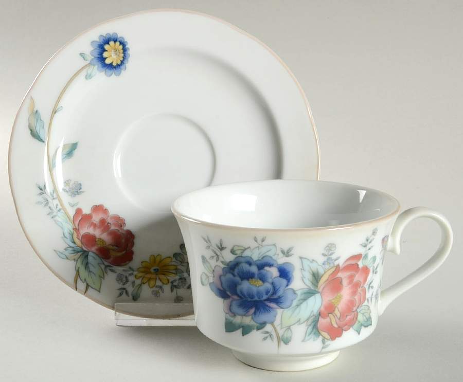 Marietta Flat Cup & Saucer Set by Mikasa-1