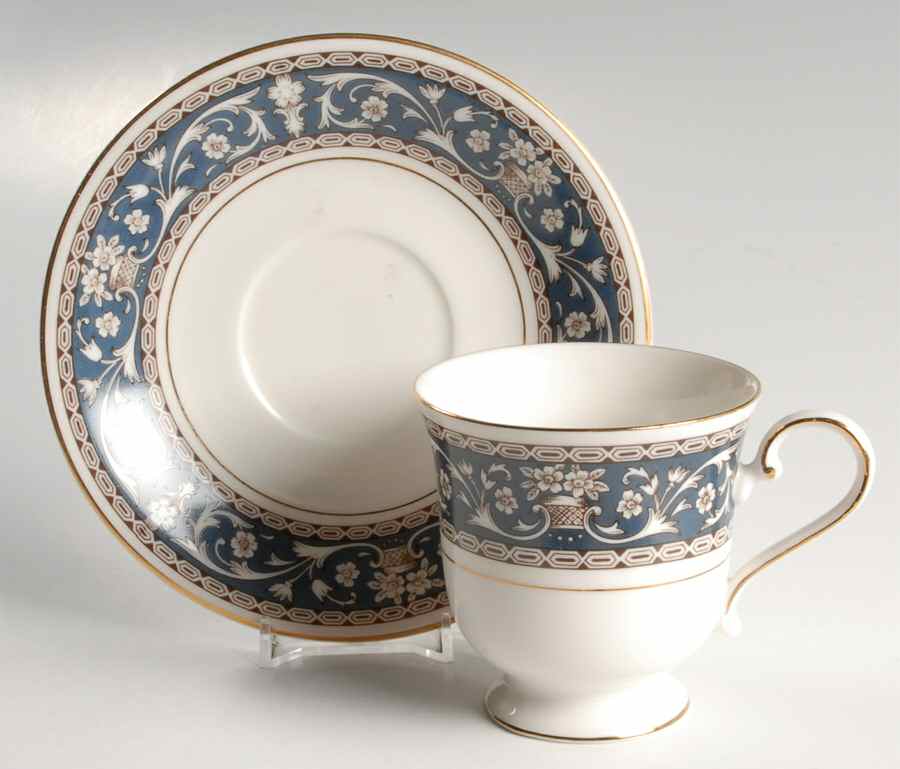 Markham Footed Cup & Saucer Set by Mikasa-1