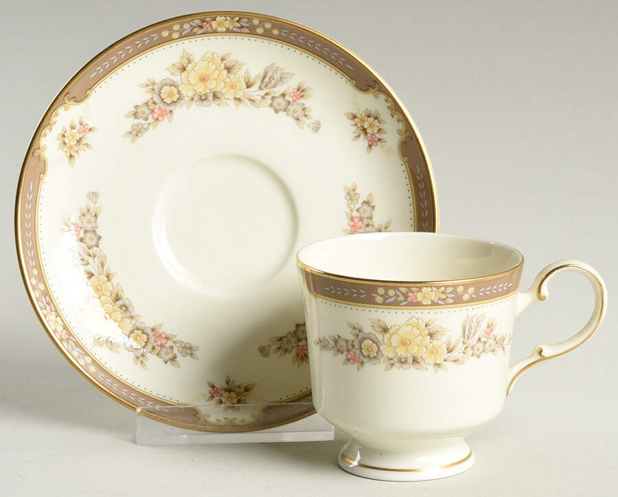Marquis Footed Demitasse Cup & Saucer Set by Mikasa-1