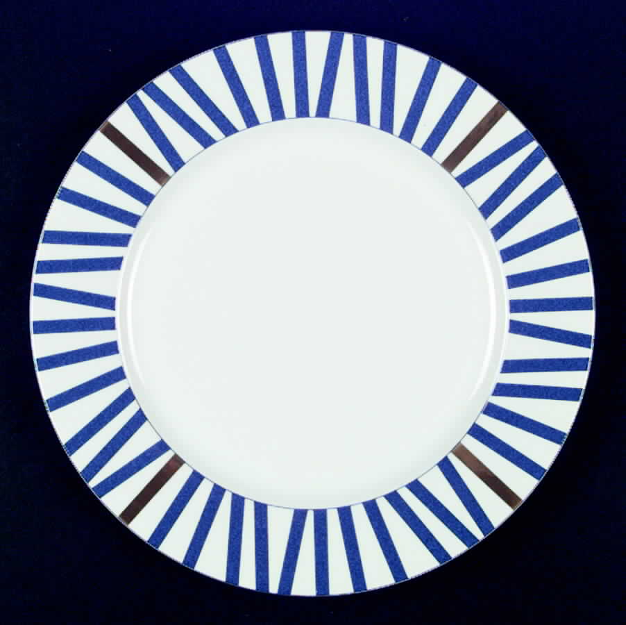 Marquee Blue Dinner Plate by Mikasa-1