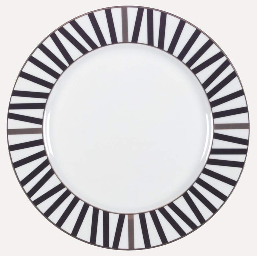 Marquee Black Dinner Plate by Mikasa-1