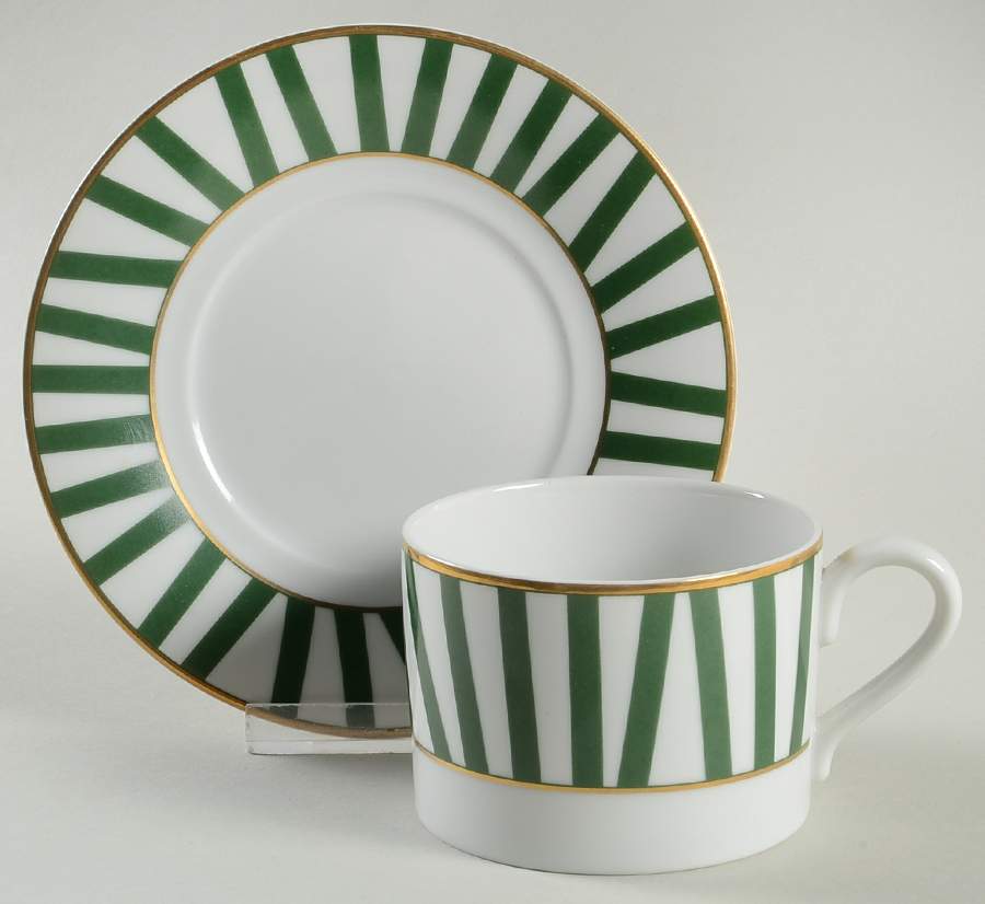 Marquee Jade Flat Cup & Saucer Set by Mikasa-1