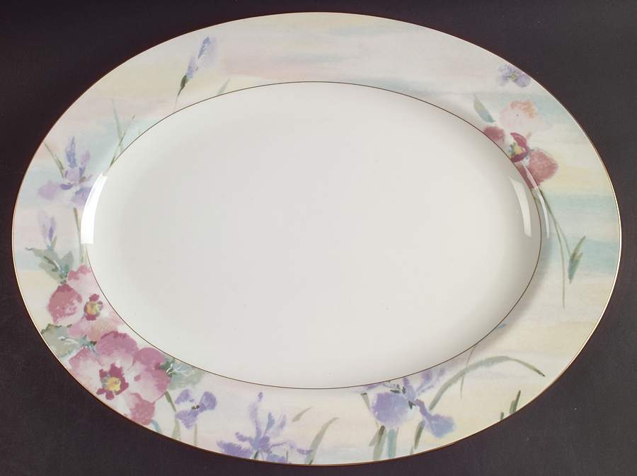 Matisse 16" Oval Serving Platter by Mikasa-1