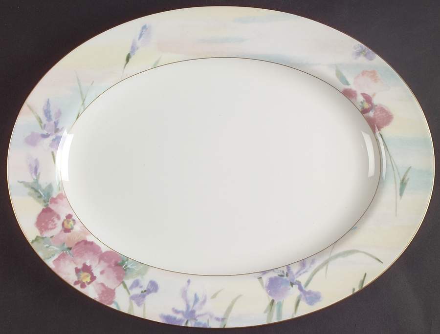 Matisse 12" Oval Serving Platter by Mikasa-1