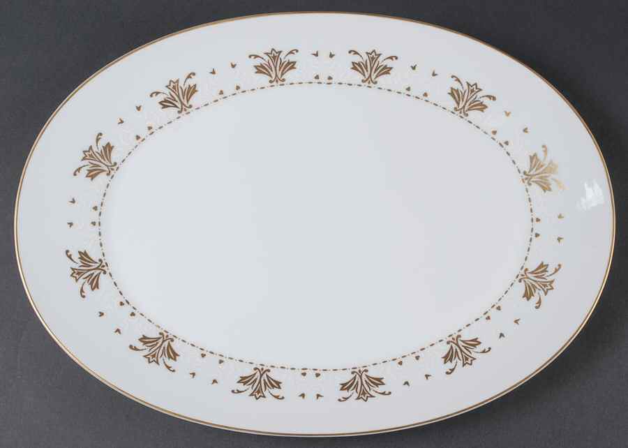 Matisse 16" Oval Serving Platter by Mikasa-1