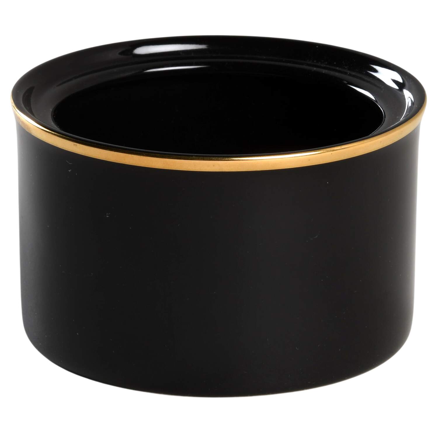 Matrix Black Sugar Bowl No Lid by Mikasa-1