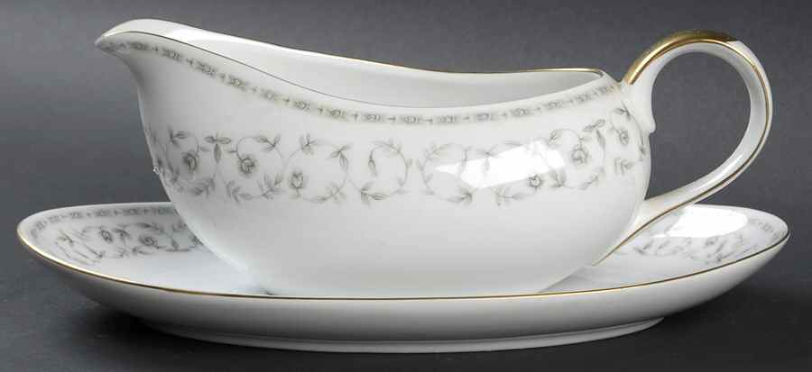 Maywood Gravy Boat & Underplate/Relish by Mikasa-1