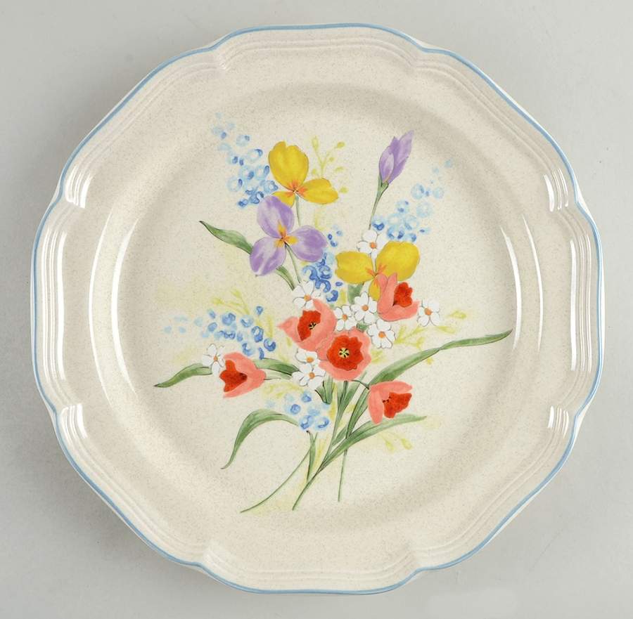 Meadow Breeze 12" Chop Plate (Round Platter) by Mikasa-1