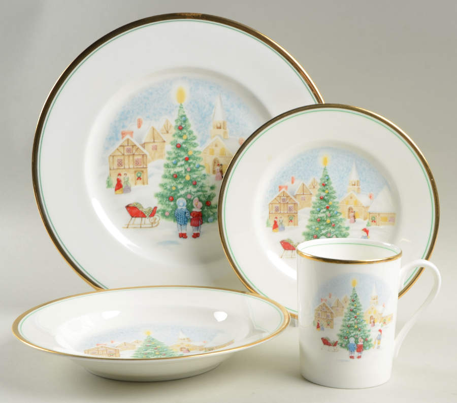 Merry Christmas 4 Piece Place Setting by Mikasa-1