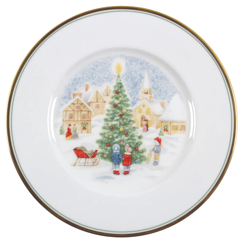 Merry Christmas Luncheon/Salad Plate by Mikasa-1