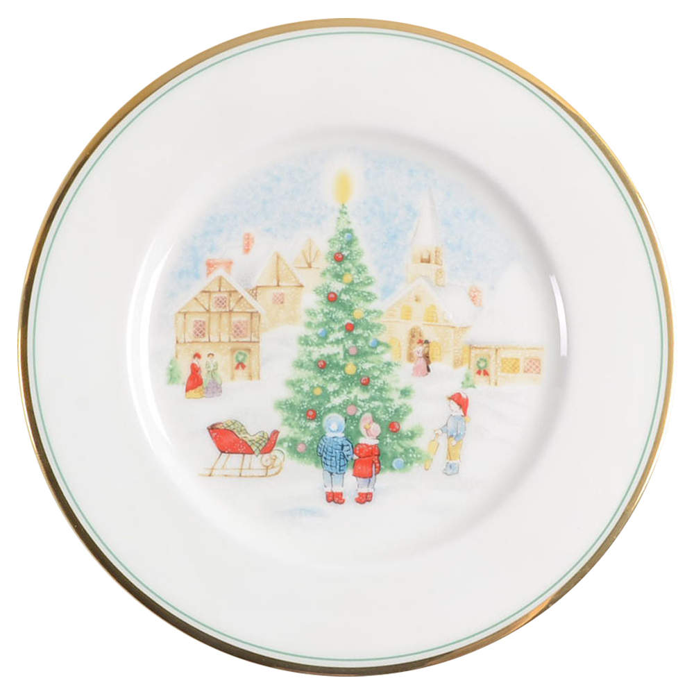 Merry Christmas Bread & Butter Plate by Mikasa-1