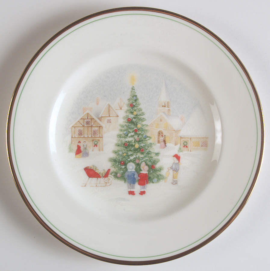 Merry Christmas Salad Plate by Mikasa-1