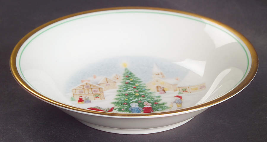Merry Christmas Fruit/Dessert (Sauce) Bowl by Mikasa-1
