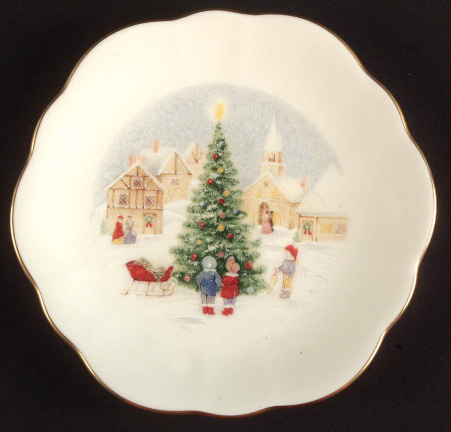 Merry Christmas Wellington Canape Plate by Mikasa-1