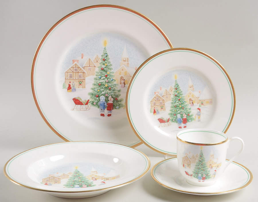 Merry Christmas 5 Piece Place Setting by Mikasa-1