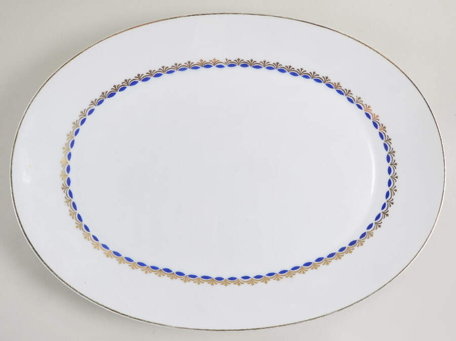 Medici 16" Oval Serving Platter by Mikasa-1