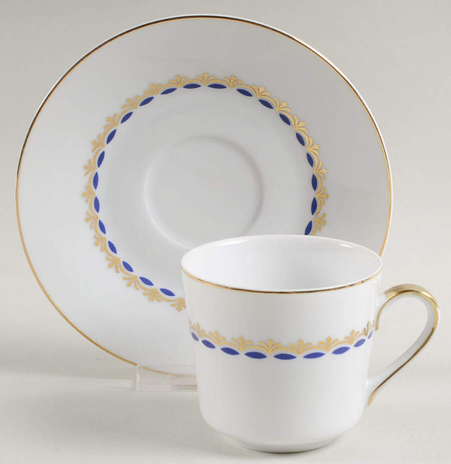 Medici Footed Cup & Saucer Set by Mikasa-1