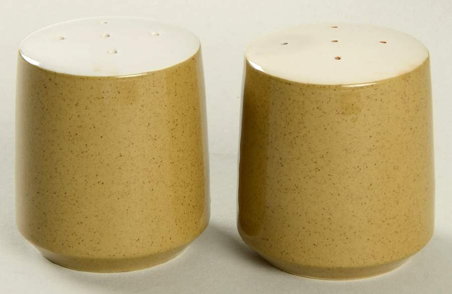Mediterrania Avocado Green Salt & Pepper Set by Mikasa-1