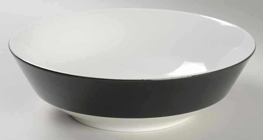 Mediterrania Black 8" Round Vegetable Bowl by Mikasa-1