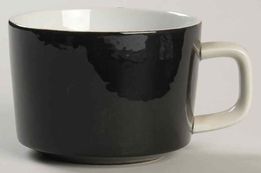 Mediterrania Black Flat Cup by Mikasa-1
